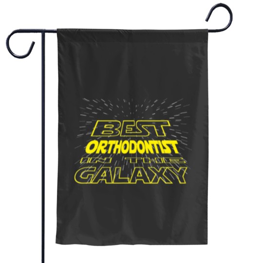 Discover Orthodontist Funny Cool Galaxy Job Garden Flags