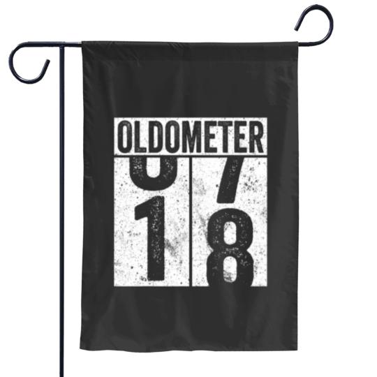 Discover 18 Years Old Oldometer Essential Garden Flags