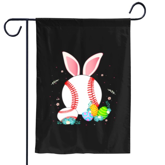 Discover Baseball Easter Egg Women Men Teen Girls Boys Garden Flags