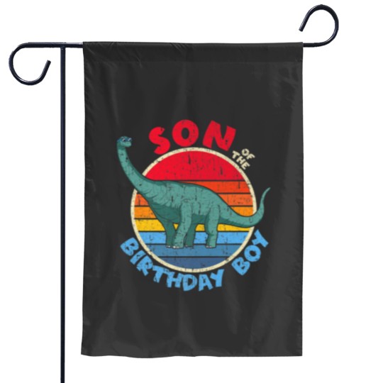 Discover Boy Birthday I Son I Brachiosaurus I Family Matchi Garden Flags
