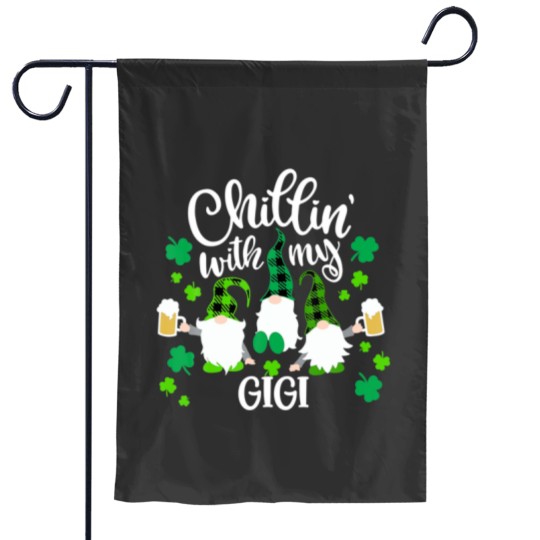 Discover Chillin With My Gigi St Patricks Day Gnomes Garden Garden Flags