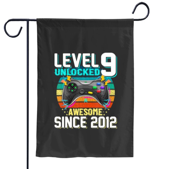 Discover Awesome 2012 Level 9 Unlocked Video Game 9 Years O Garden Flags