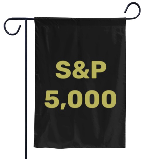 Discover S&P 5,000 Level Stock Market Index Celebration Garden Flags