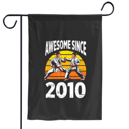 Discover Karate Awesome Since 2010 12Th Birthday 2 Years Ol Garden Flags