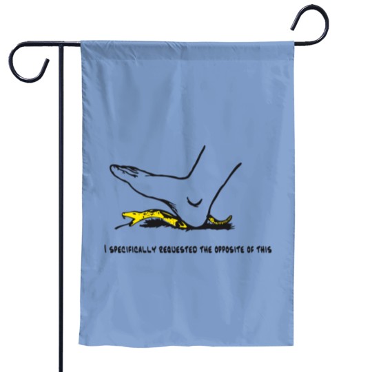 Discover I specifically requested the opposite of this - Dont tread on me parody Gadsden flag with snek Garden Flags