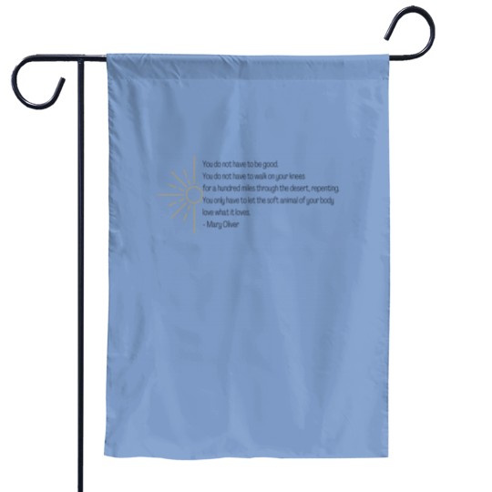 Discover Wild Geese | Mary Oliver Garden Flags