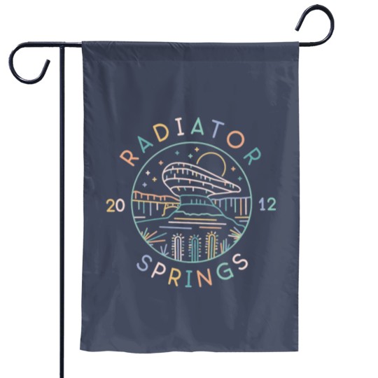 Discover Vintage Radiator Springs Garden Flags, California Adventure Park Garden Flags