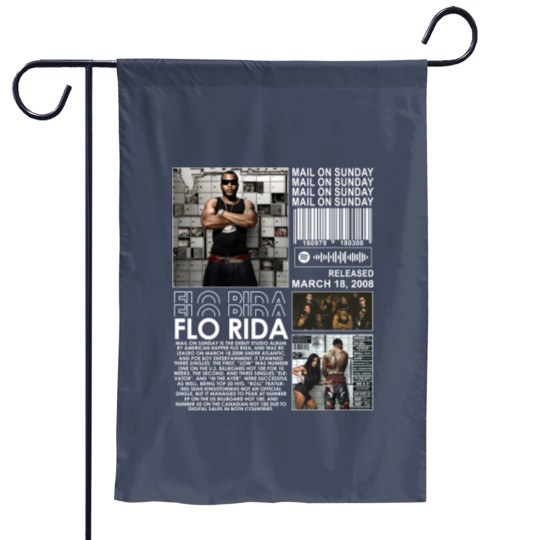 Discover Flo Rida Rap Garden Flags, Mail On Sunday Album 90s Y2K Merch Vintage Rapper Hiphop