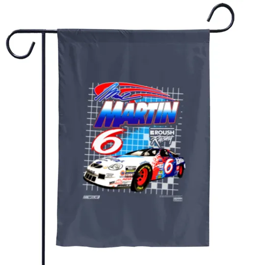 Discover 1990s Mark Martin All Over Print Racing Graphic Garden Flags