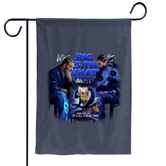 Discover Drake And J. Cole It’s All A Blur Music Tour 2024 Signatures Garden Flags Gift Fans