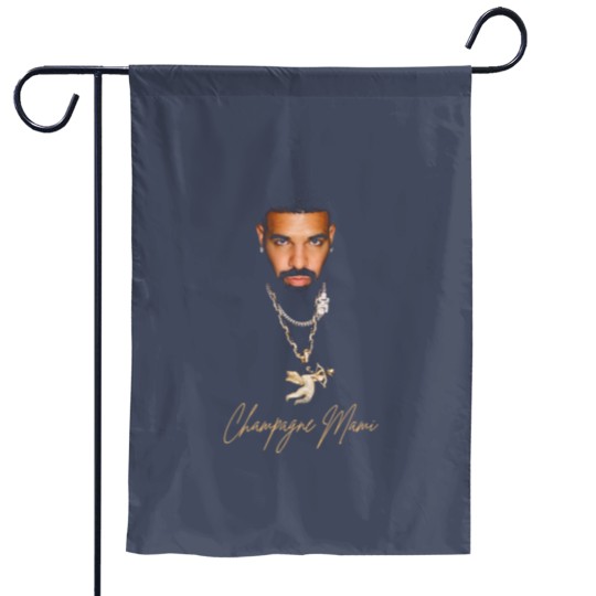 Discover Vintage Champagne Mami Crewneck Garden Flags, Drake Garden Flags