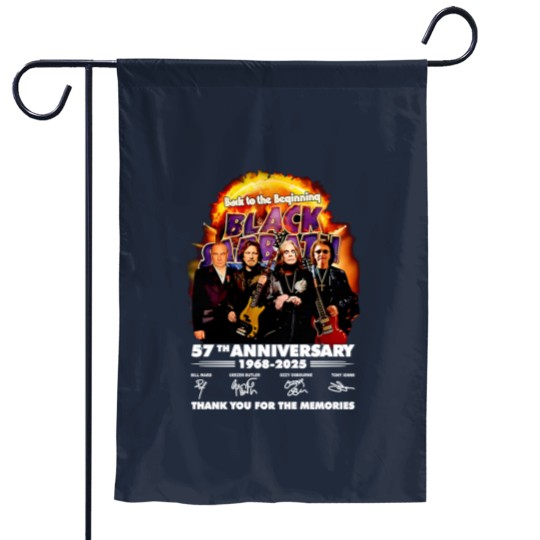 Discover Black Sabbath Band back to the beginning 2025 Garden Flags