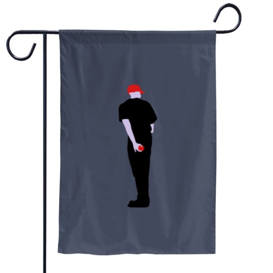Discover baseball player Garden Flags
