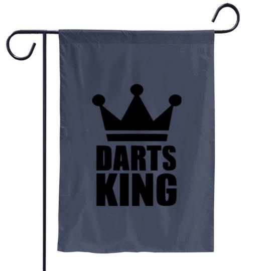 Discover darts king Garden Flags