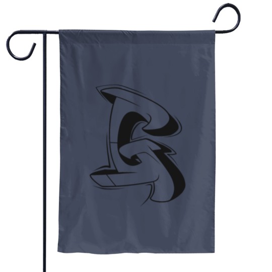 Discover G Graffiti letters initial alphabet gift Garden Flags