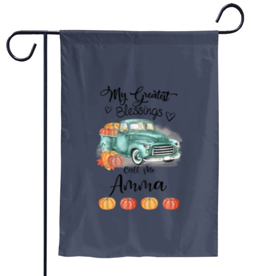 Discover Womens My Greatest Blessings Call Me Amma Bumpkin Garden Flags