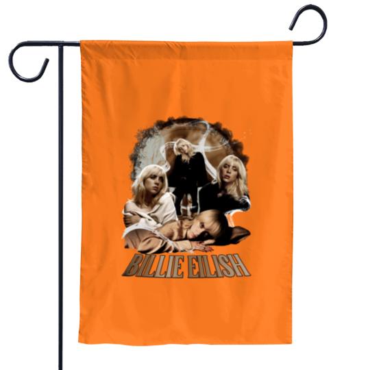 Discover Billie Eilish Garden Flags || Billie Eilish 90s Bootleg Style