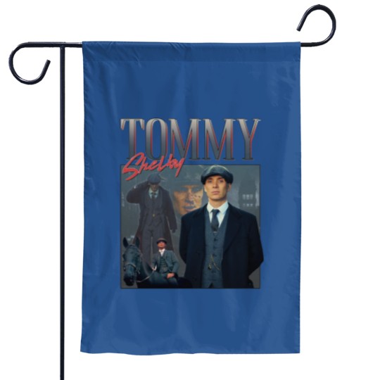 Discover Tommy Shelby Homage Garden Flags Garden Flags Top Peaky TV Show Gift Tom Thomas By Order Cillian Murphy