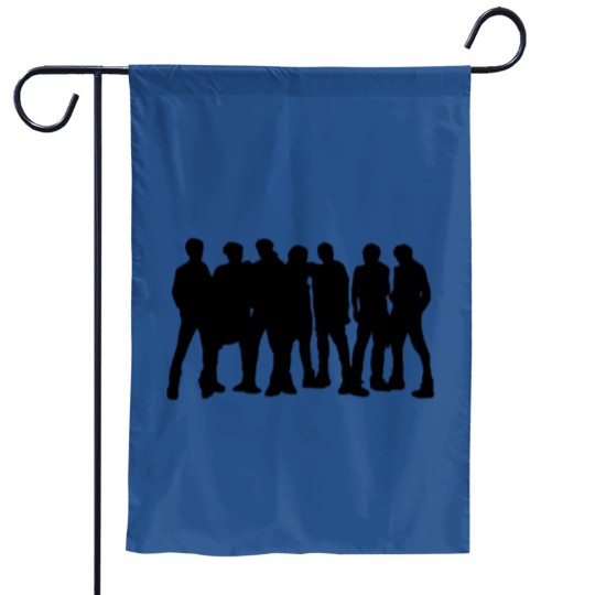 Discover BTS Silhouette Garden Flags