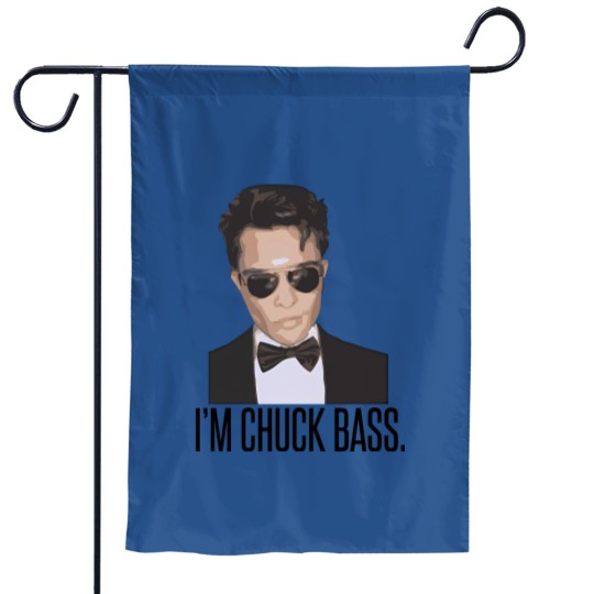 Discover I'm Chuck Bass Short-Sleeve Unisex Garden Flags