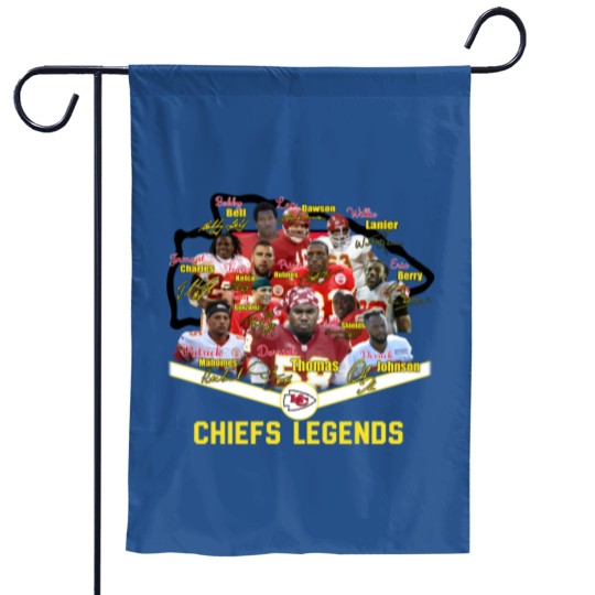 Discover Football Legend Garden Flags, Football Garden Flags, Vintage Chiefs