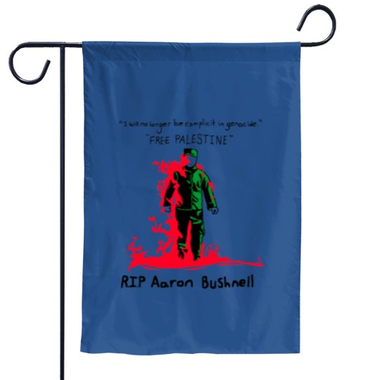 Discover Aaron Bushnell Garden Flags, RIP Aaron Bushnell Garden Flags