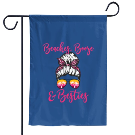 Discover Girls Trip Girls Weekend Friends Beaches Booze & Besties Garden Flags
