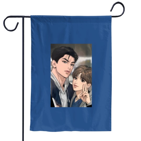 Discover Jinx - Kim Dan  Joo Jaekyun Sticker Garden Flags