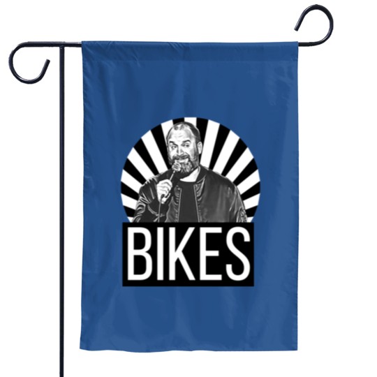 Discover Tom Segura Bikes Garden Flag for Comedy Lovers