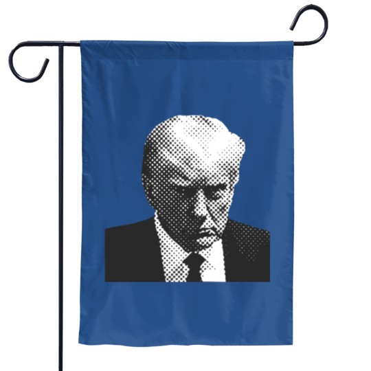 Discover Unisex Ultra Cotton Trump's Mugshot Garden Flags