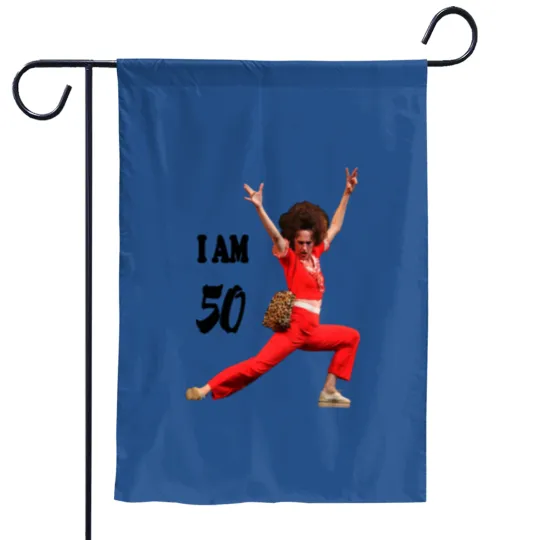 Discover Sally O'Malley I'm 50 Garden Flags - I Like to Kick Stretch
