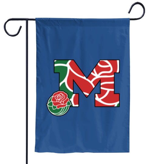 Discover Michigan Rose Bowl Garden Flags, Rose Bowl 2024 Garden Flags
