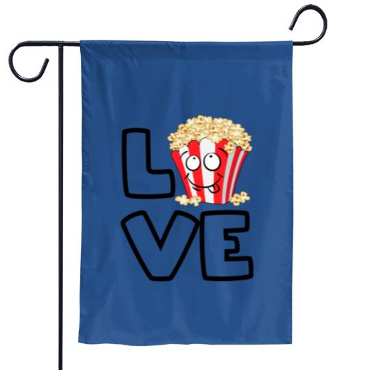 Discover Love Popcorn - Popcorn Lovers - Garden Flags