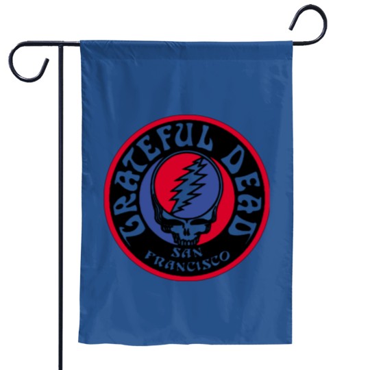 Discover grateful band dead,grateful skull dead, grateful logo dead band Garden Flags