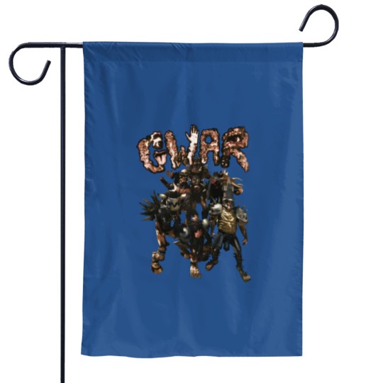 Discover Vintage 1999 Gwar Rendezvous with Ragnarok White Short Sleeve Garden Flags
