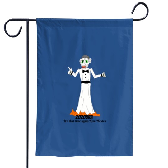 Discover Zozobra, original artwork Garden Flags