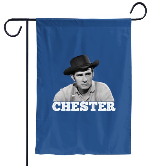 Discover Chester - Gunsmoke - Tv Western Garden Flags