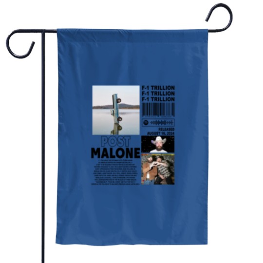 Discover Post Malone Garden Flags, F-1 Trillion Album Vintage Garden Flags