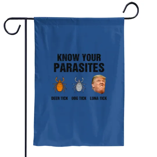 Discover Know Your Parasites - Tick Garden Flag