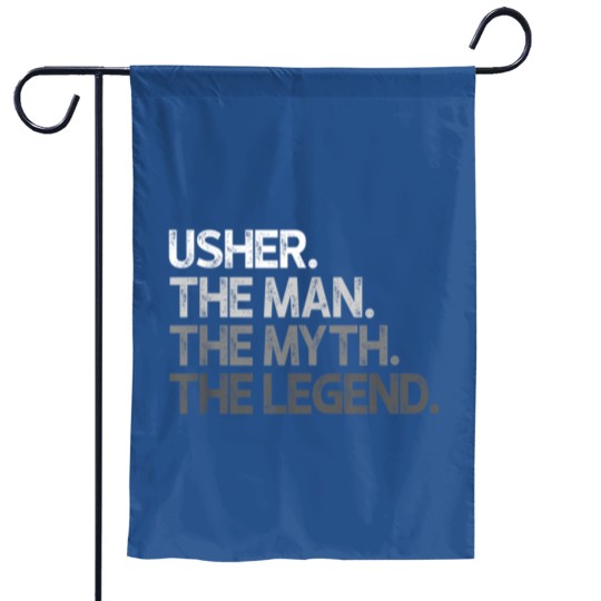Discover Usher Gift The Man Myth Legend Garden Flags