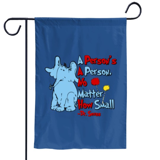 Discover A Person's a Person No Matter How Small, Dr Seuss Garden Flags