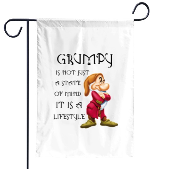 Discover Grumpy Dwarf Zipped Garden Flags