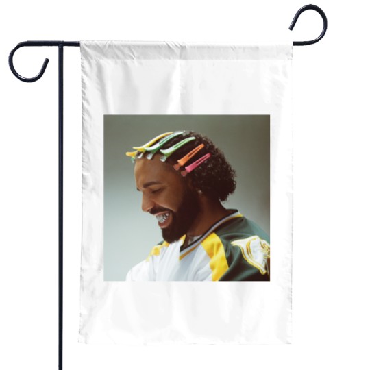 Discover Drake Face Garden Flag - For All The Dogs Tour Merchandise