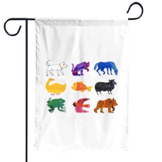 Discover Eric Carle Animals Garden Flags