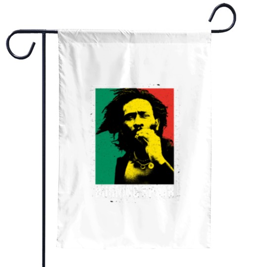 Discover Burning Spear Garden Flags Gift Set