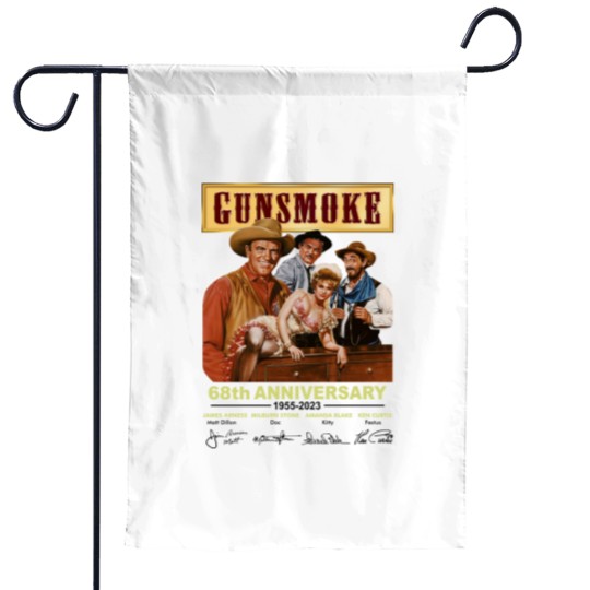 Discover Gunsmoke 68 Years Anniversary 1955-2023 Garden Flags