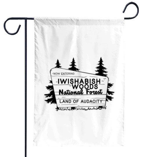 Discover IWishABish Woods Graphic Garden Flags
