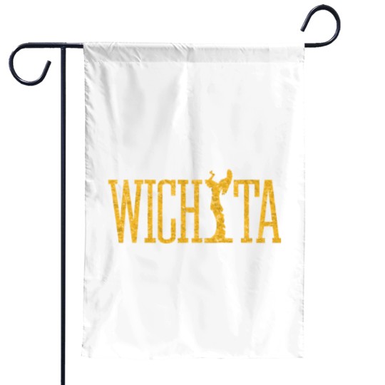 Discover Wichita Keeper Of The Plains Yellow Distressed Wic Garden Flags