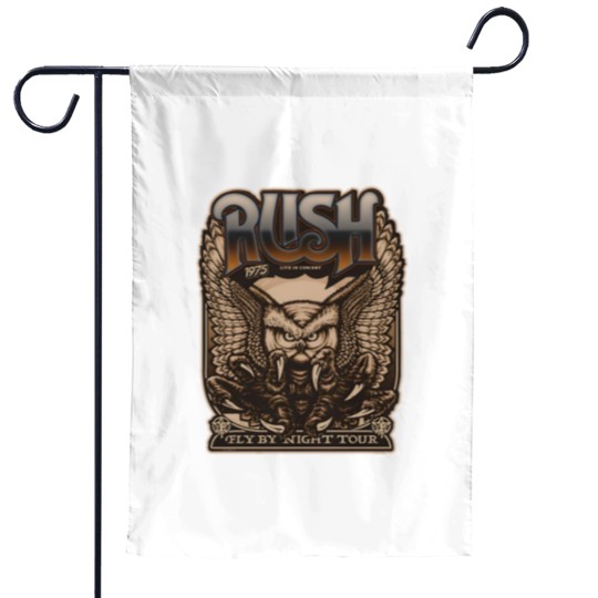 Discover Rush Band Unisex Softstyle Garden Flags