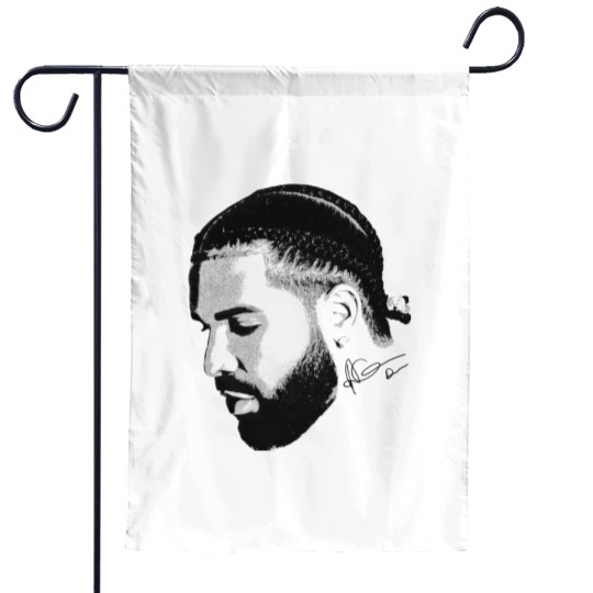 Discover Vintage Drake Rap Garden Flags